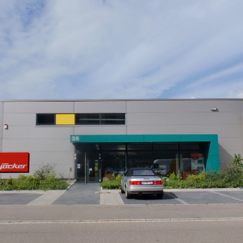 Verwaltung mit Verkaufshalle für Großhandel für Werkzeuge und Maschinen in Singen